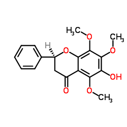 6-羟基-5,7,8-三甲氧基黄烷酮