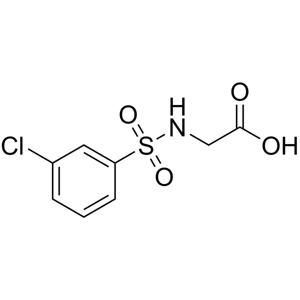 {[(3-氯苯基)磺酰基]氨基}乙酸