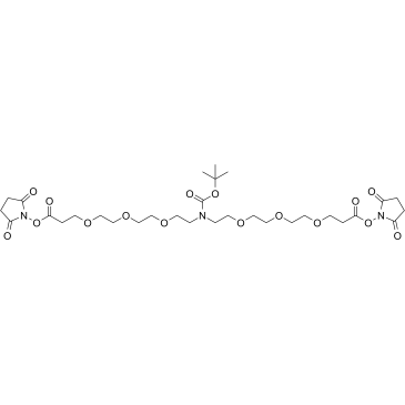 N-Boc-N-bis(PEG3-NHS ester)