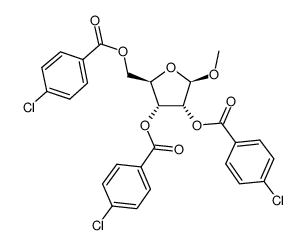 1-甲氧基-2,3,5-三(4-氯苯甲酰)氧基-beta-D-呋喃核糖