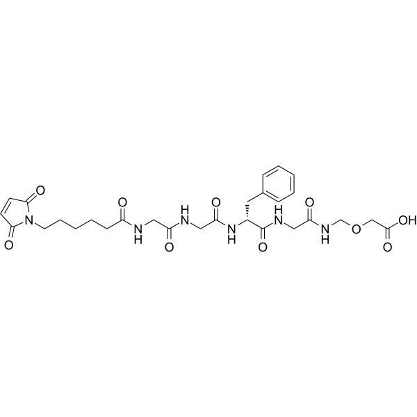 MC-Gly-Gly-{D-Phe}-Gly-NH-CH2-O-CH2COOH