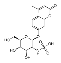 4-甲基香豆素基-2-脱氧-2-硫酸氨基-α-D-吡喃葡萄糖苷钠盐