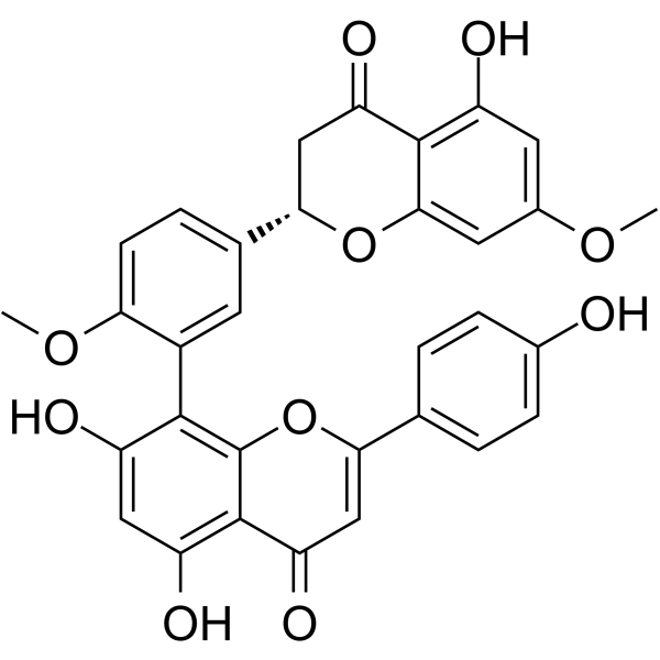 2,3-二氢穗花杉双黄酮-7,4'-二甲醚